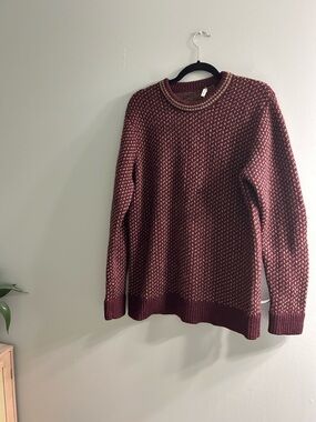 DAMAGED woolovers 100% wool sweater for crafting or fixing